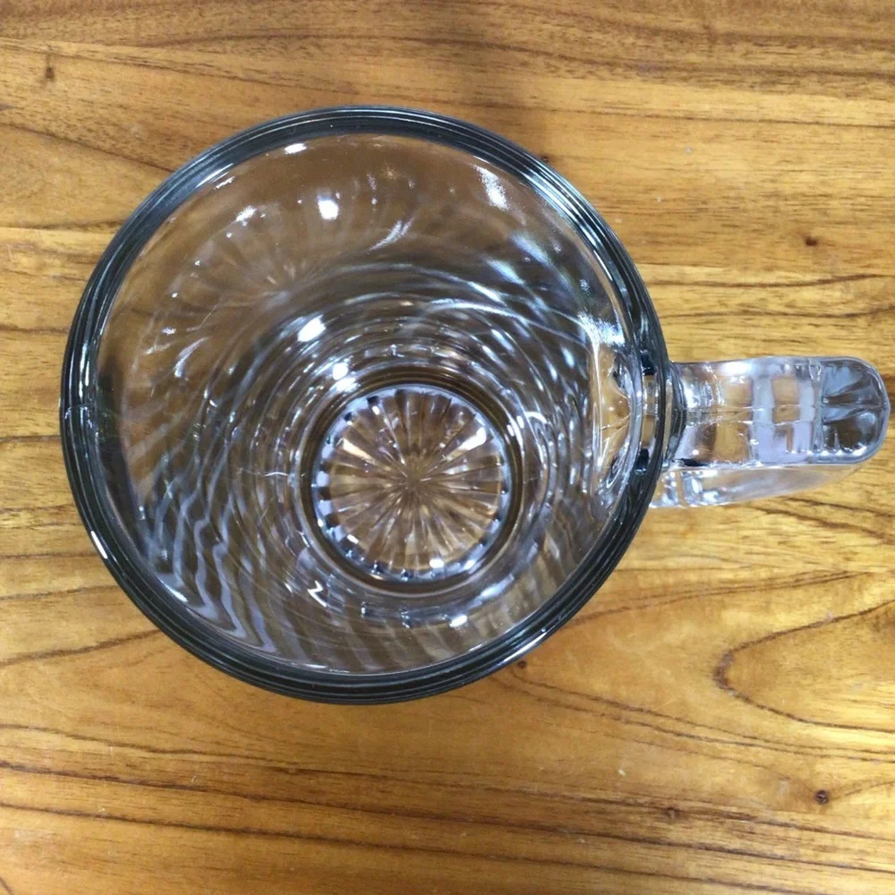 Clear Glass 24oz. Handled Beer Stein Mug - Picture 6 of 7